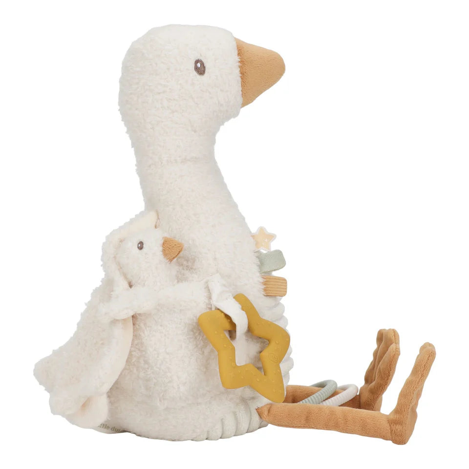 Little Dutch Newborn activiteitenknuffel Little Goose