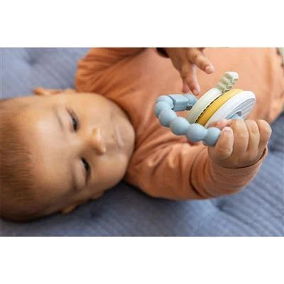 Little Dutch Siliconen Bijtspeeltje sleutelbos blauw