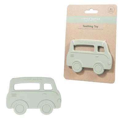 Little Dutch Siliconen Bijtring Bus