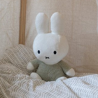 Nijntje knuffel 25cm fluffy green