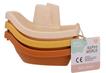Happy World bio plastic bad bootjes (3 stuks)
