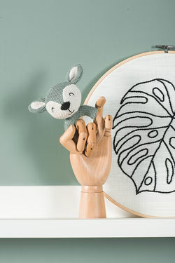 Bijtring Ø 7cm Deer ash green