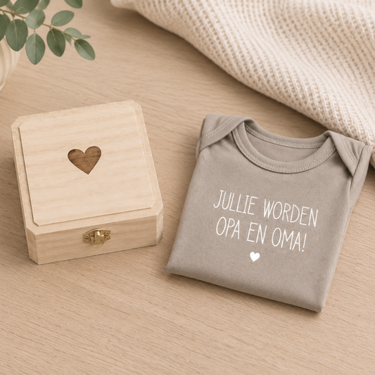 Jullie worden opa & oma cadeau