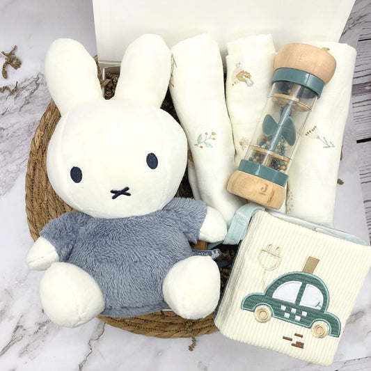 Kraamcadeau jongen Nijntje x Jollein met buggyboekje