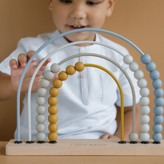 Little Dutch regenboogtelraam blauw