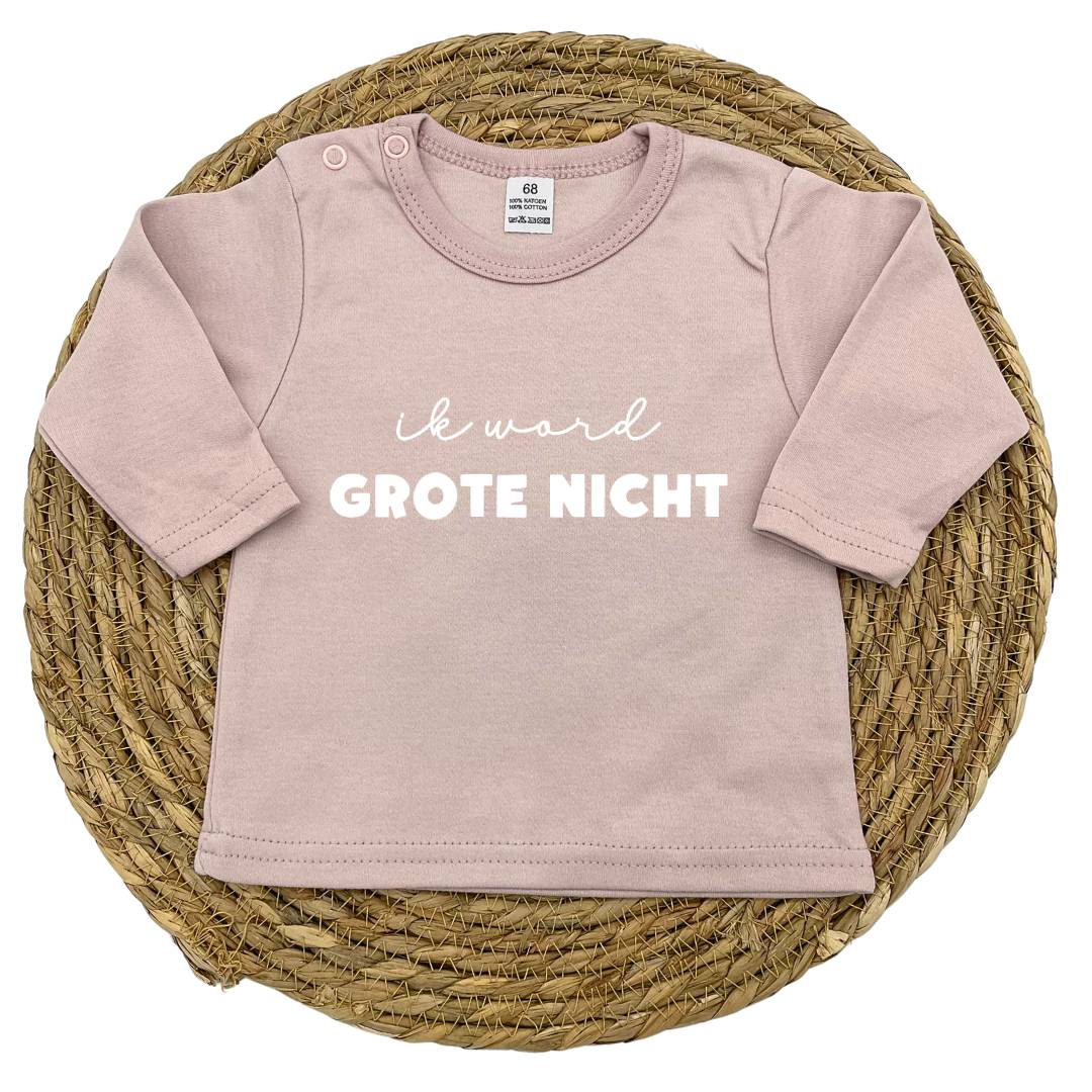 Ik word grote nicht longsleeve