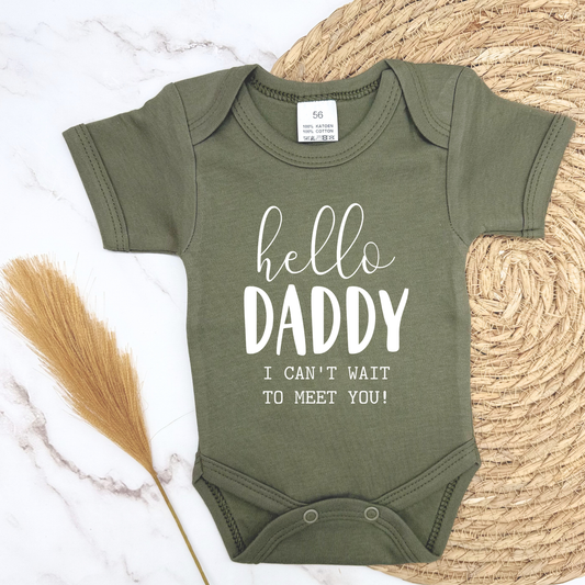 Hello Daddy I Can't Wait To Meet You