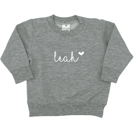 Gepersonaliseerde baby trui "Hearts"