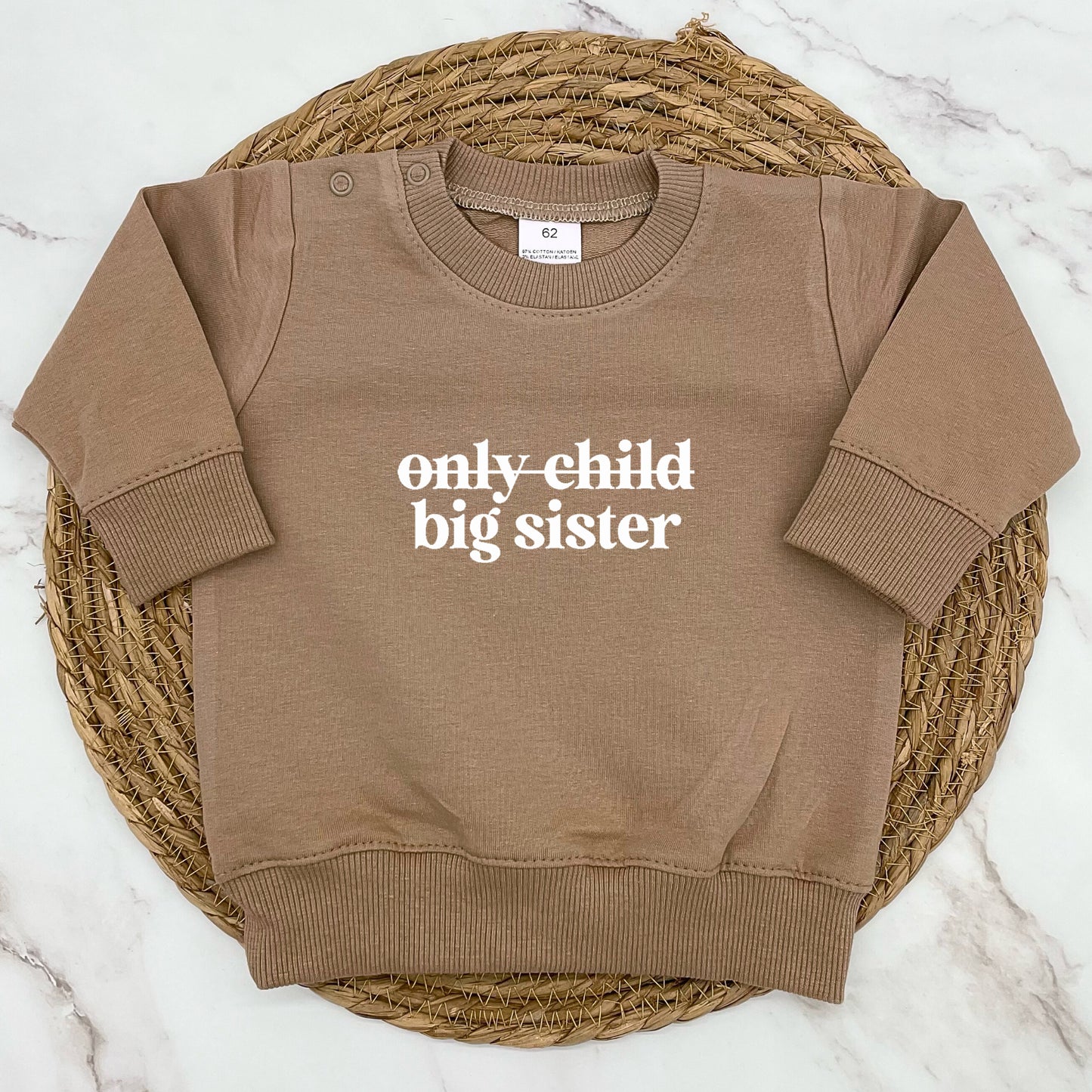 only child / big sister sweater
