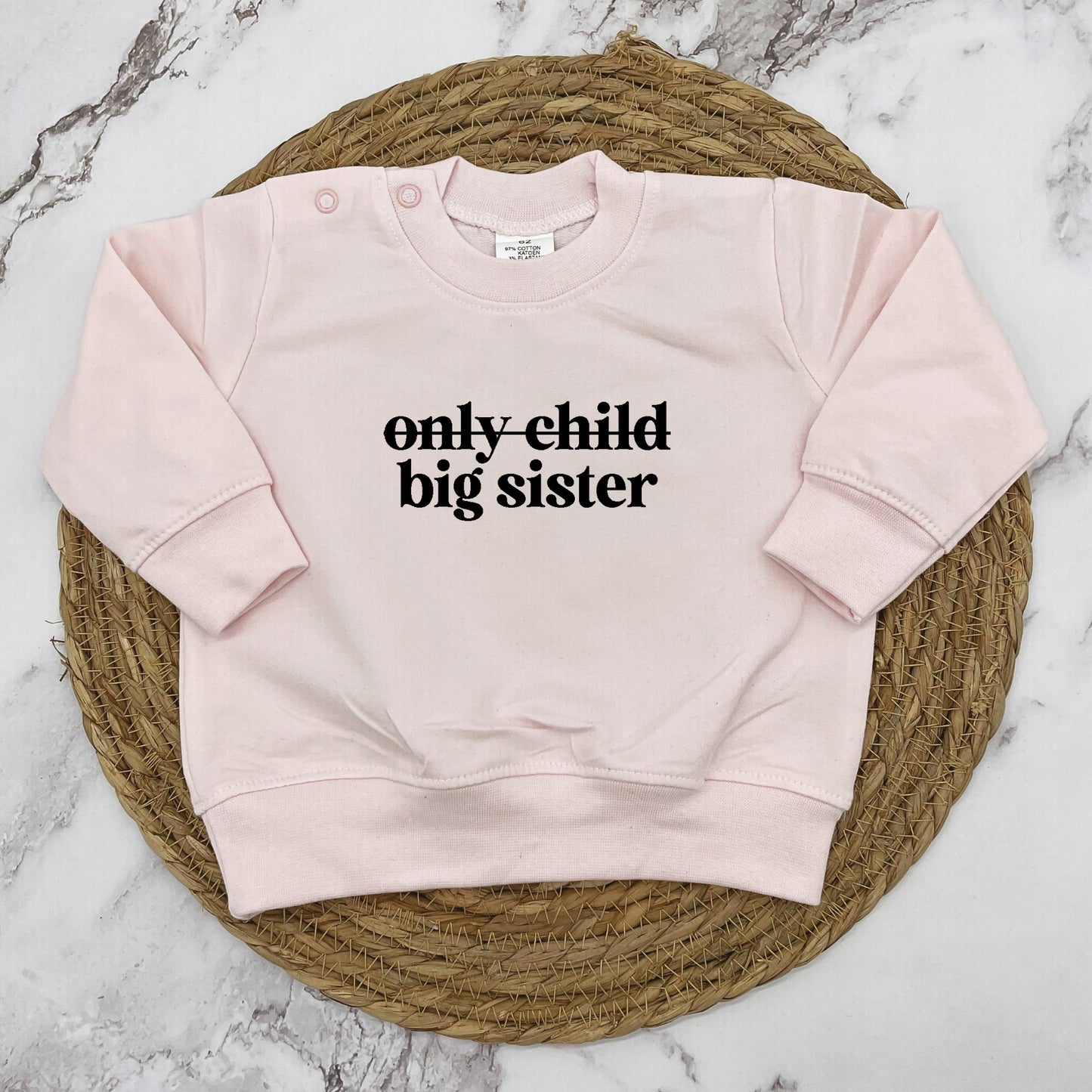 only child / big sister sweater