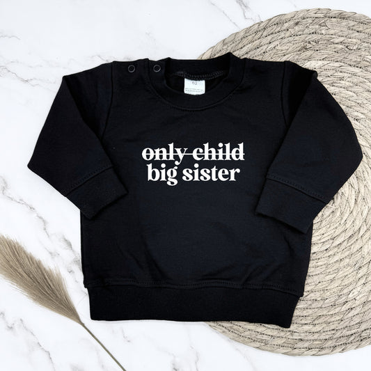 only child / big sister sweater
