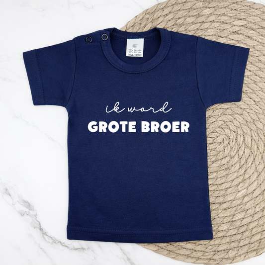 Ik word grote broer t-shirt