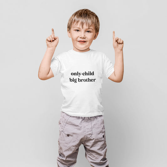 only child / big brother t-shirt