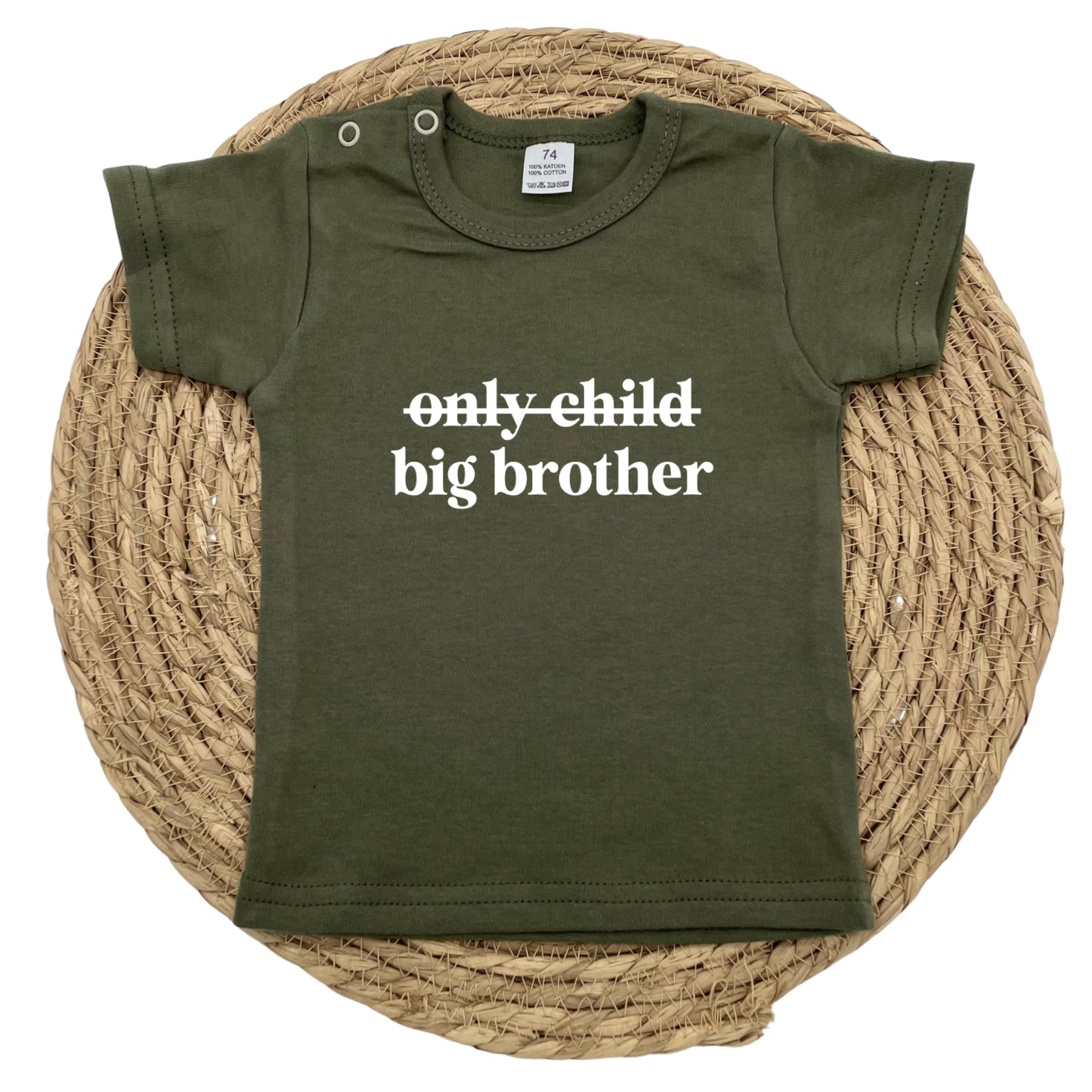 only child / big brother t-shirt