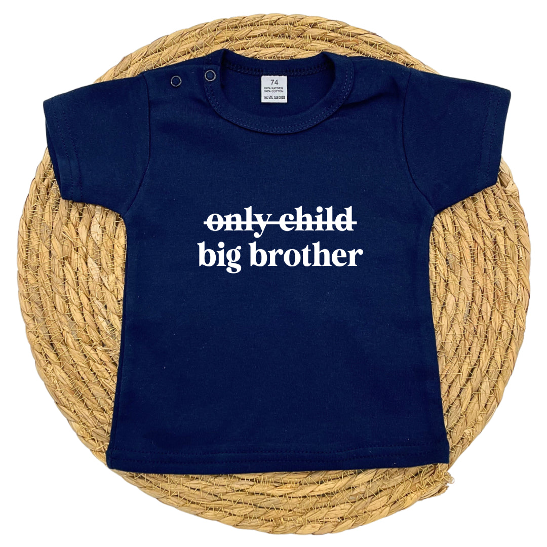 only child / big brother t-shirt