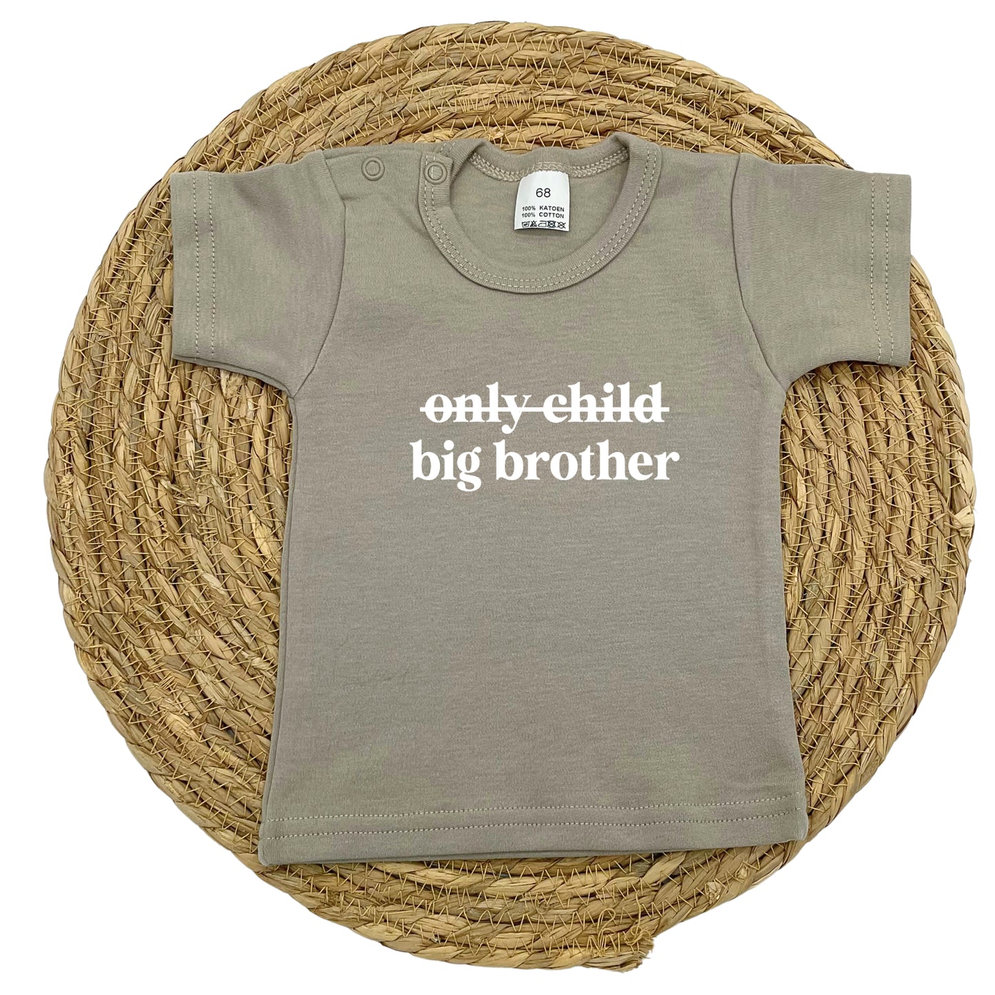 only child / big brother t-shirt