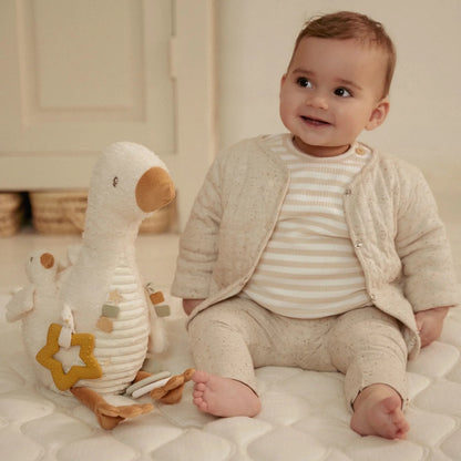 Little Dutch Newborn activiteitenknuffel Little Goose