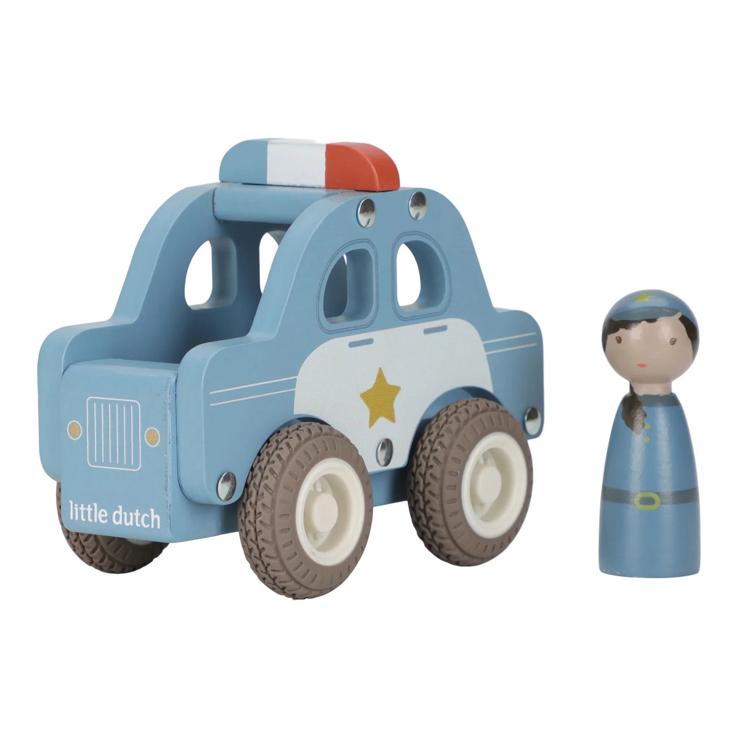 Little Dutch houten politiewagen