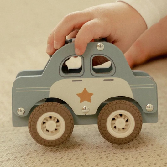 Little Dutch houten politiewagen