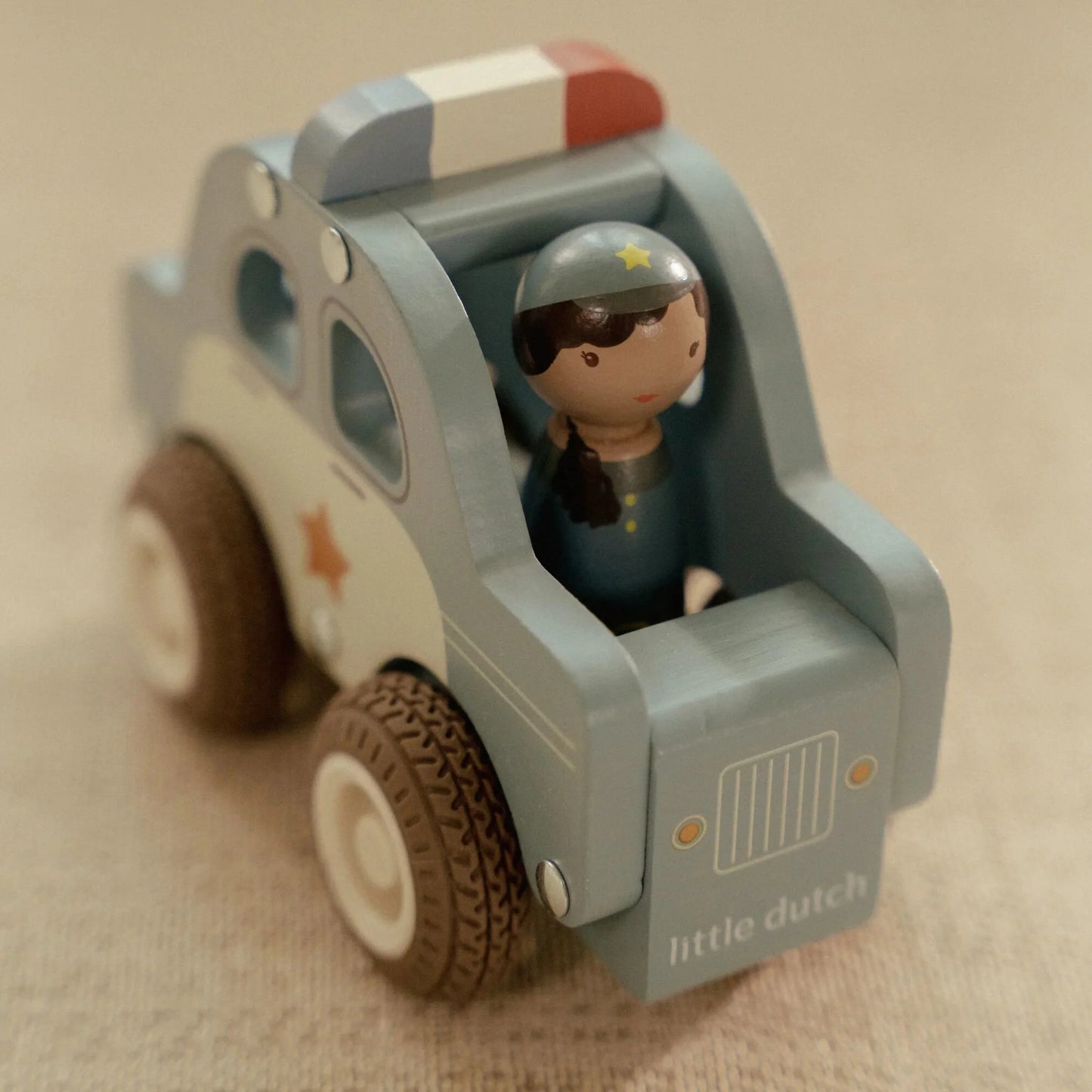 Little Dutch houten politiewagen