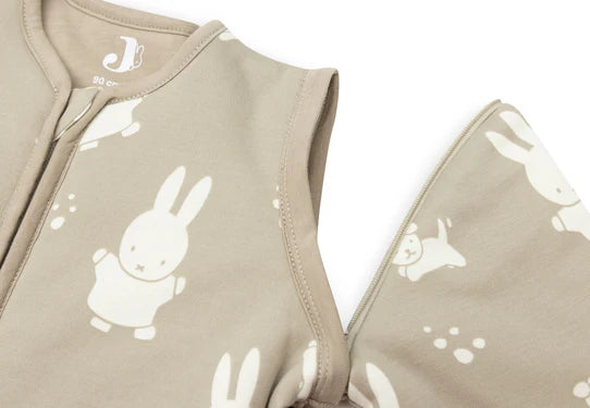 Slaapzak met Afritsbare Mouw Miffy & Snuffy - Olive Green