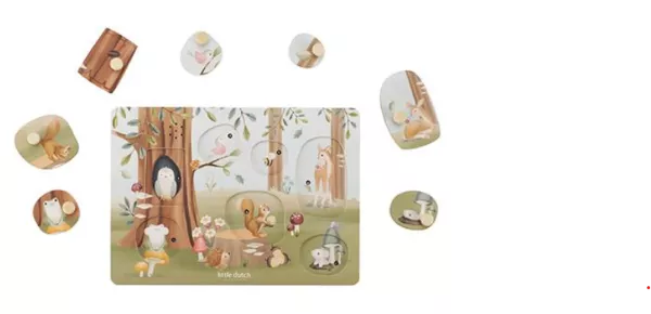 Little Dutch geluidenpuzzel forest friends