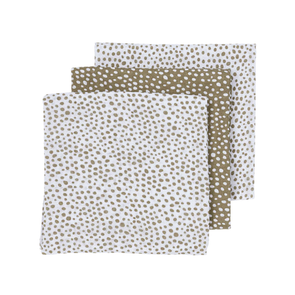 Hydrofiele doek - Cheetah Taupe - 70x70cm (3-pack)