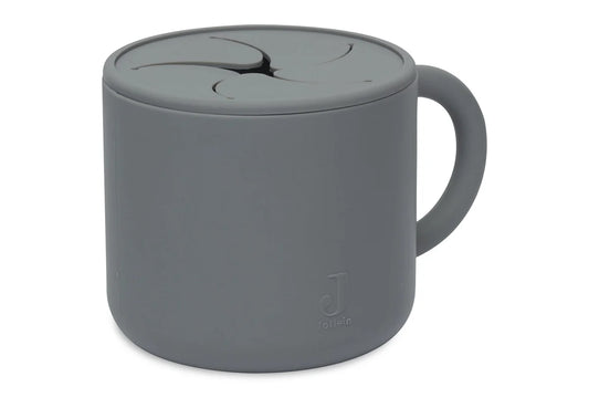 Siliconen snack cup Storm Grey