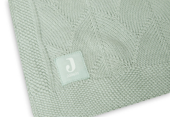 Deken Basic Knit - Olive Green - Villa Uk Deken Basic Knit - Olive Green - Villa Uk