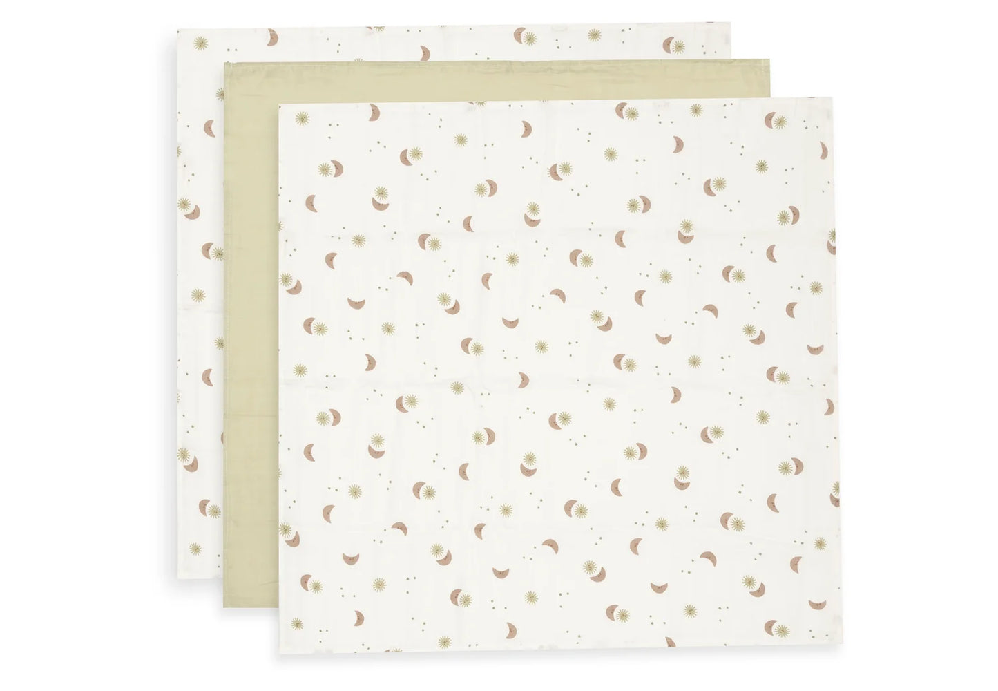 Hydrofiele Doek Small 70x70cm - Over the Moon - 3 Stuks