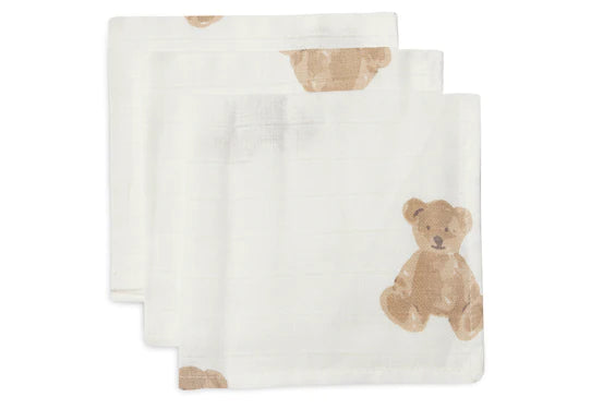 Monddoekje Hydrofiel Teddy bear (3pack)