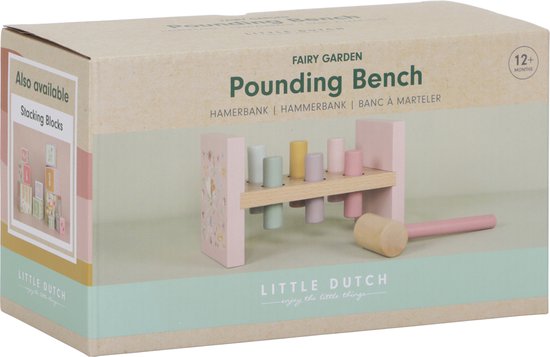 Little Dutch hamerbank Fairy Garden (roze)