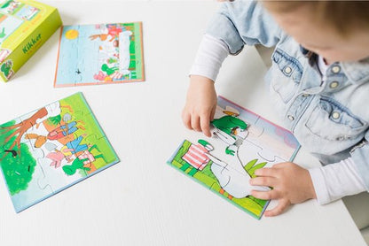 4-in-1 puzzel Kikker