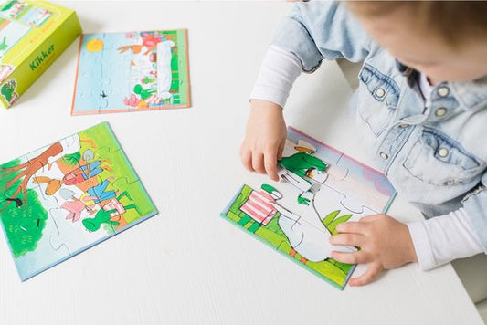 4-in-1 puzzel Kikker