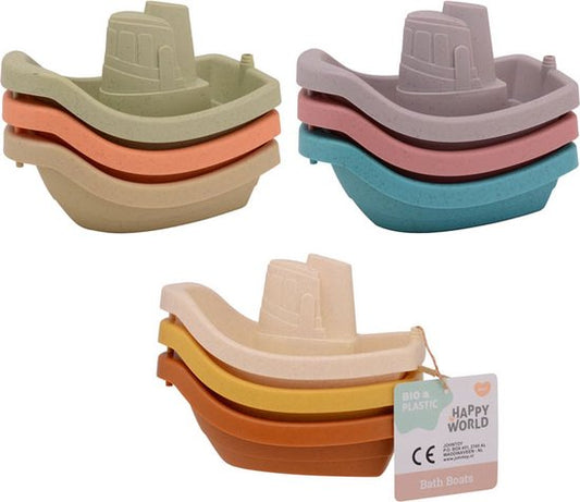 Happy World bio plastic bad bootjes (3 stuks)