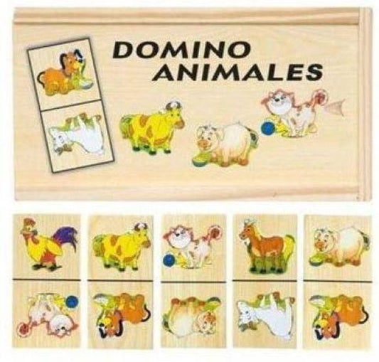 Woody boerderijdieren domino