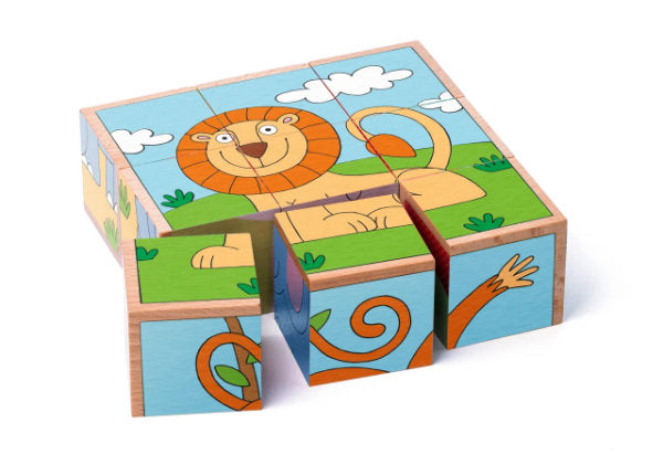 Woody blokkenpuzzel Animals