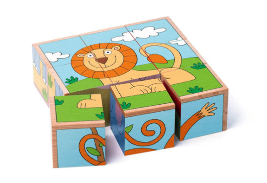 Woody blokkenpuzzel Animals