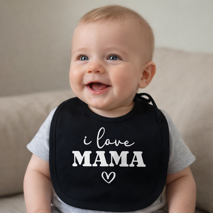 Slab met touwtje - I love mama
