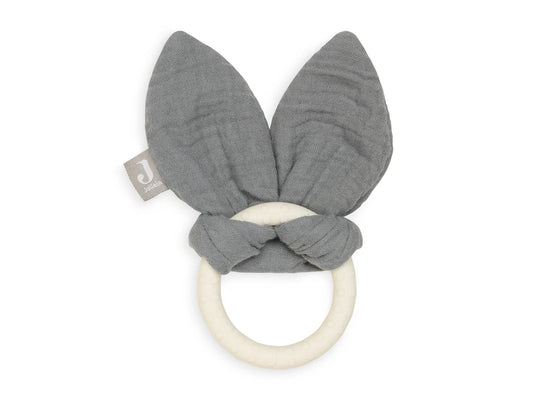 Bijtring Siliconen Bunny Ears Storm Grey