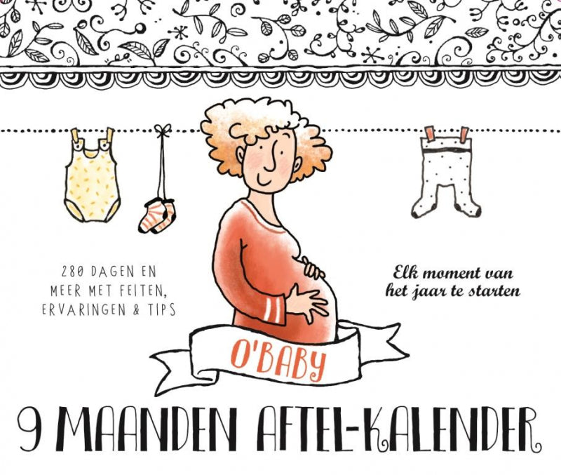 9 maanden aftelkalender (O'Baby by Pauline)