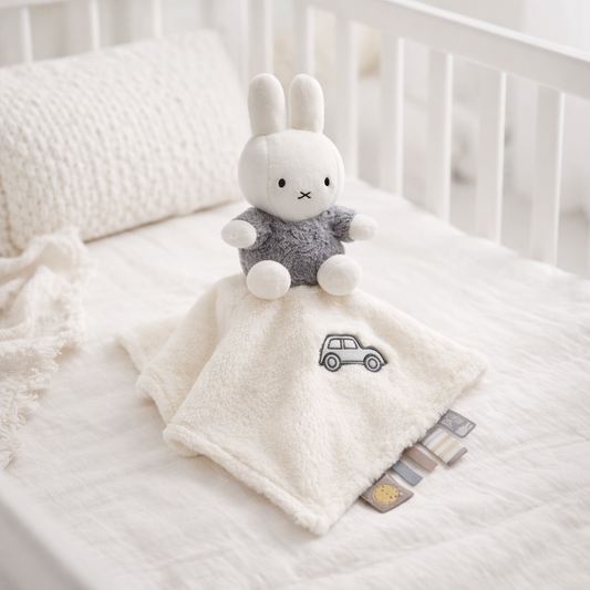 Nijntje knuffeldoekje Fluffy blue