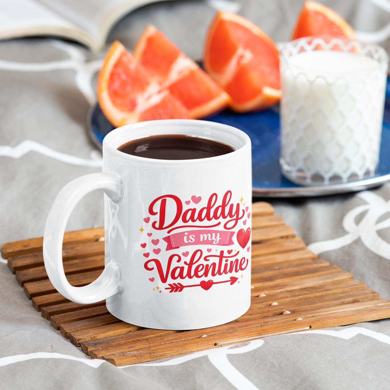 Daddy is my Valentine mok