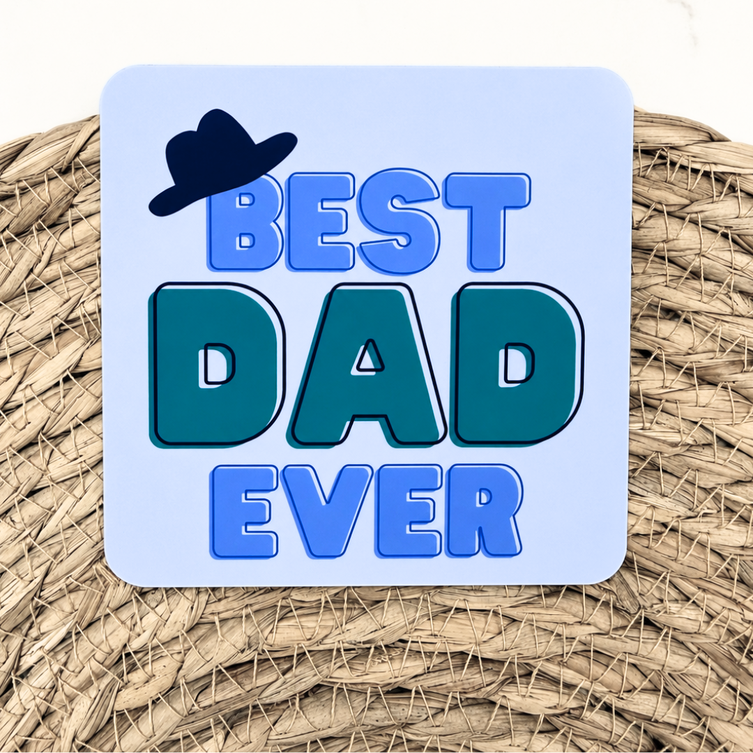 Onderzetter Best Dad Ever
