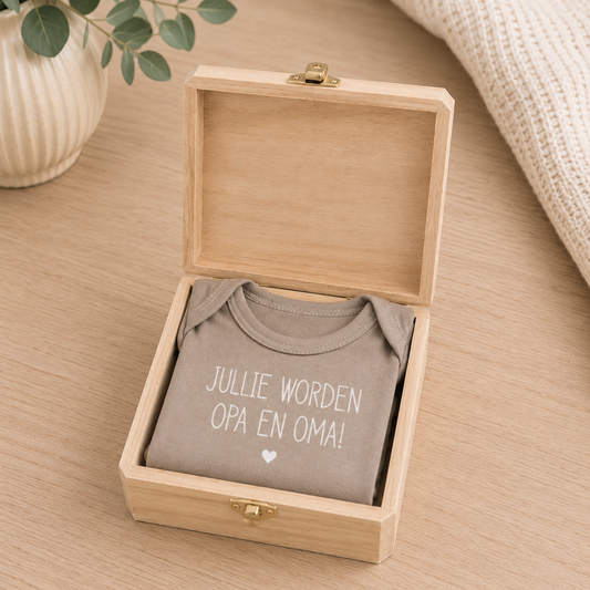 Jullie worden opa & oma cadeau