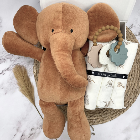 Kraamcadeau uni Elephant Caramel