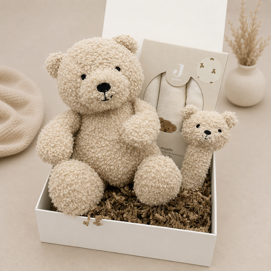 Kraamcadeau uni Teddy Natural