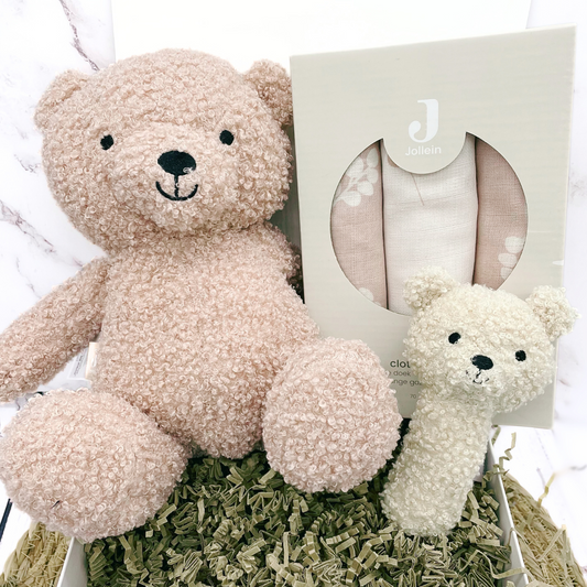 Kraamcadeau meisje Teddy Pink