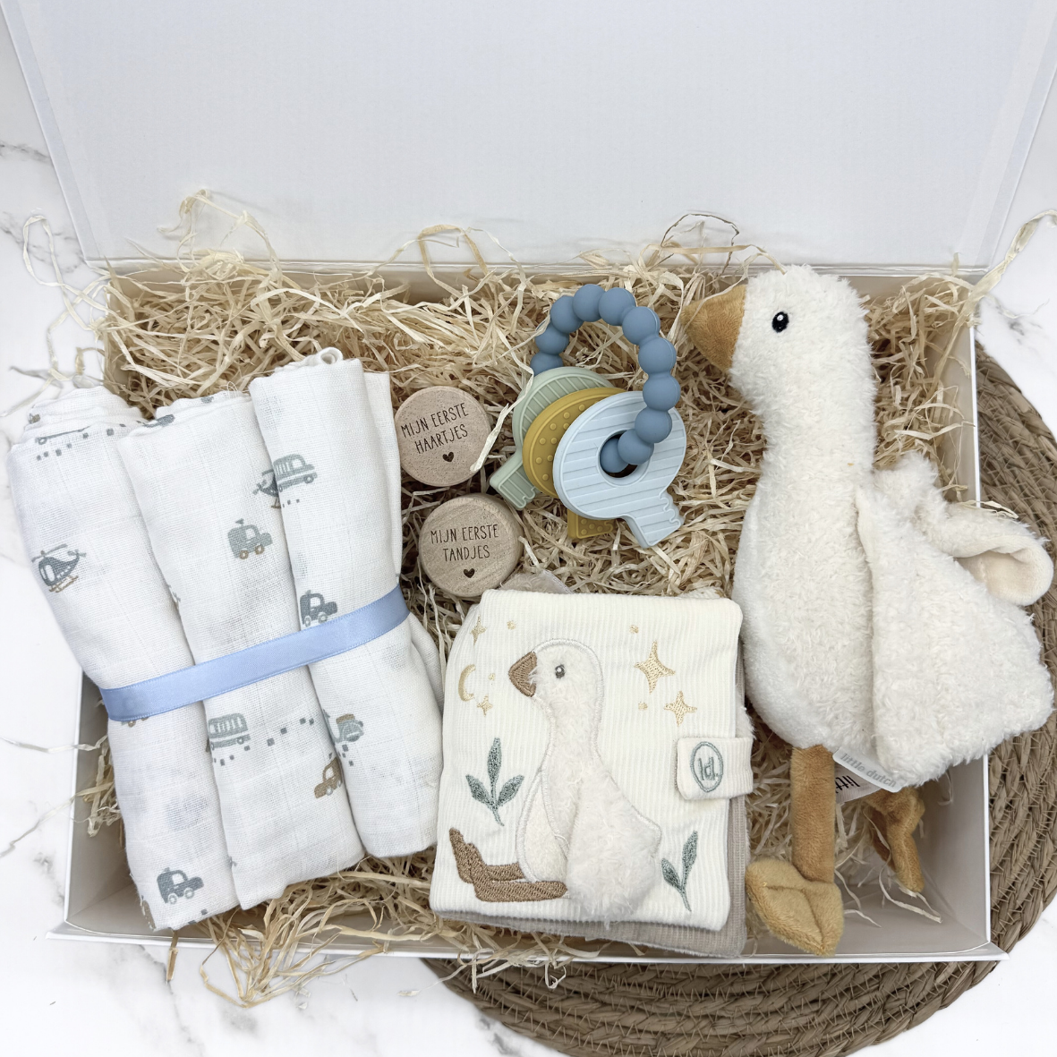 Kraamcadeau Goose met buggyboekje