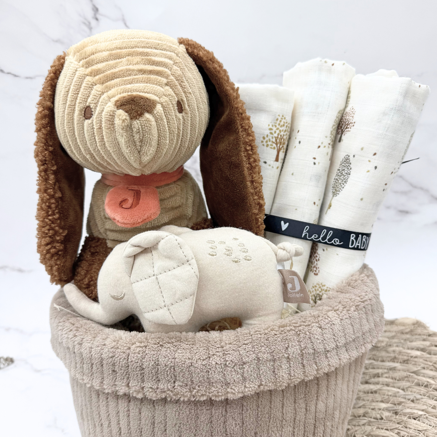 Kraamcadeau Diego met commodemandje